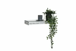 Wandregal silberfarben