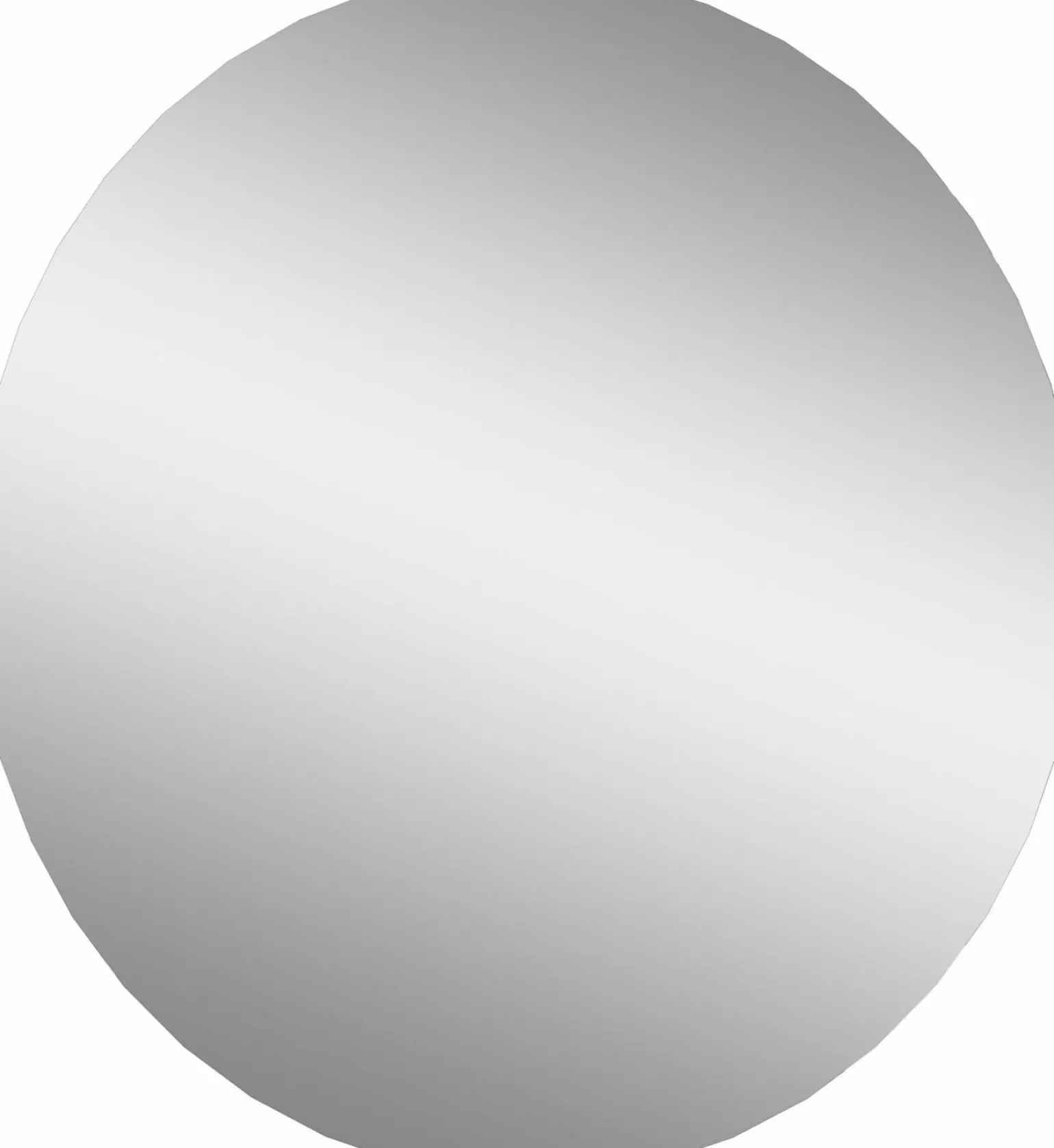 Wandspiegel rund schwarz