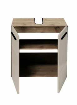Waschbeckenunterschrank beige