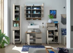 Waschbeckenunterschrank beige