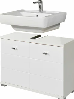 Waschbeckenunterschrank weiß