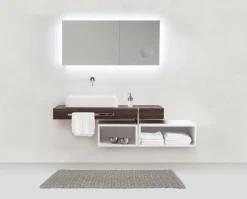 Wenko Badematte grau