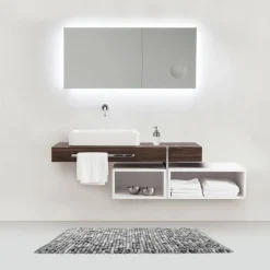 Wenko Badematte grau