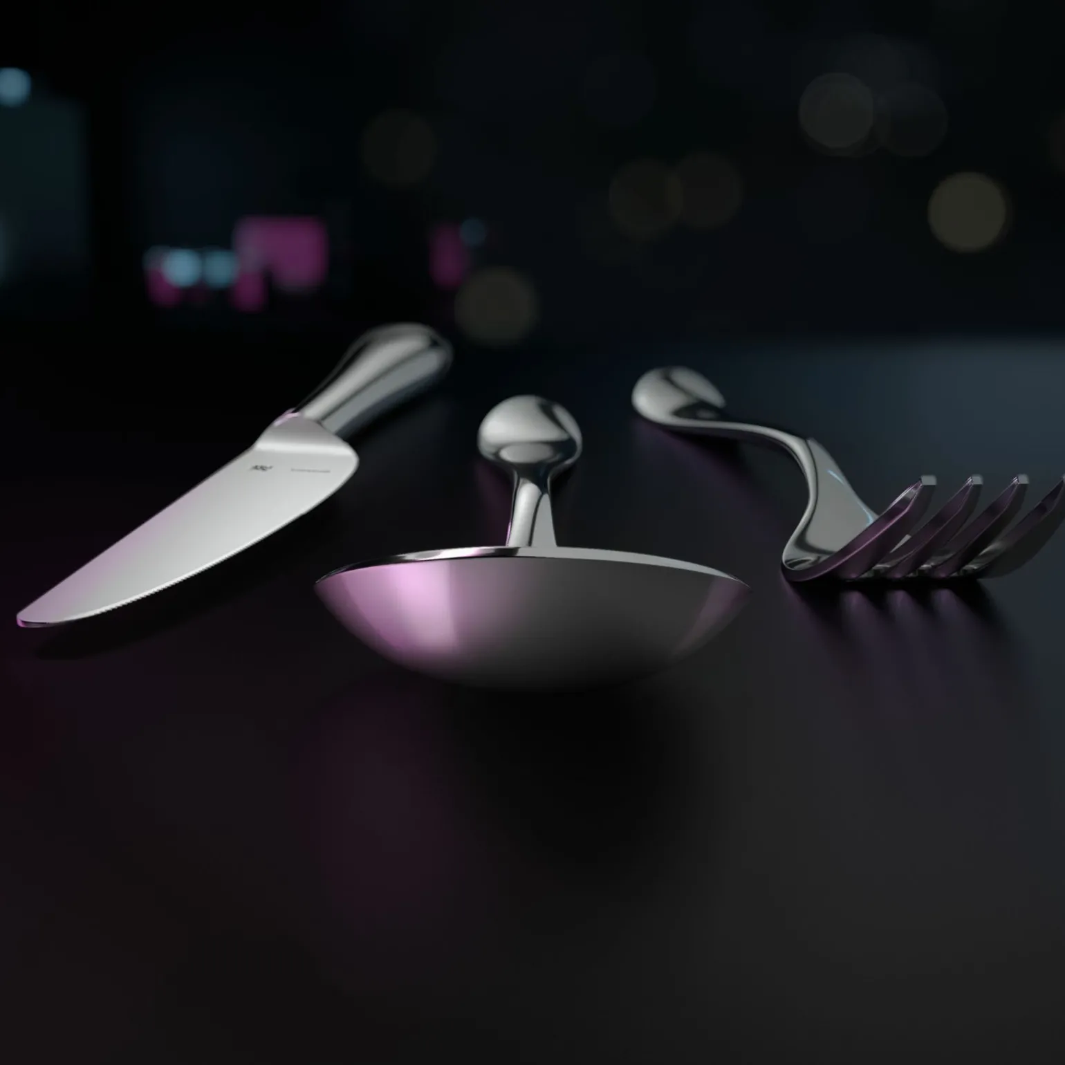 WMF Besteckset 30tlg silberfarben