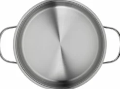 WMF Bratentopf mit Deckel 20cm silberfarben