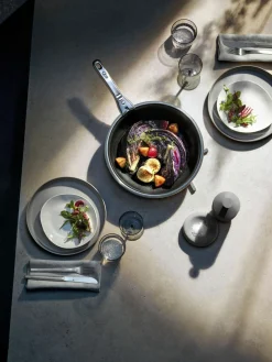 WMF Bratpfanne 24cm schwarzsilberfarben