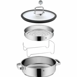 WMF Dampfgarer 5l silberfarben