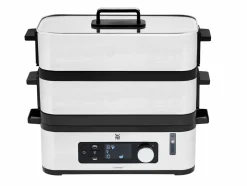 WMF Dampfgarer schwarzsilberfarben