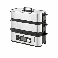 WMF Dampfgarer schwarzsilberfarben