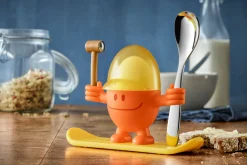 WMF Eierbecher mit Löffel orange