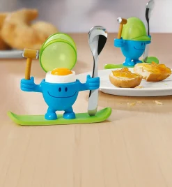 WMF Eierbecher mit Löffel blau