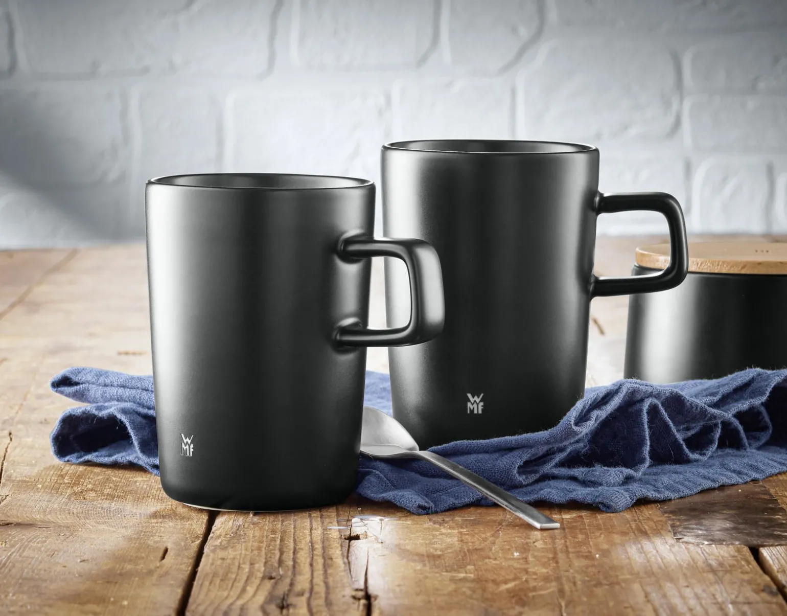 WMF 2er Kaffeebecher schwarz