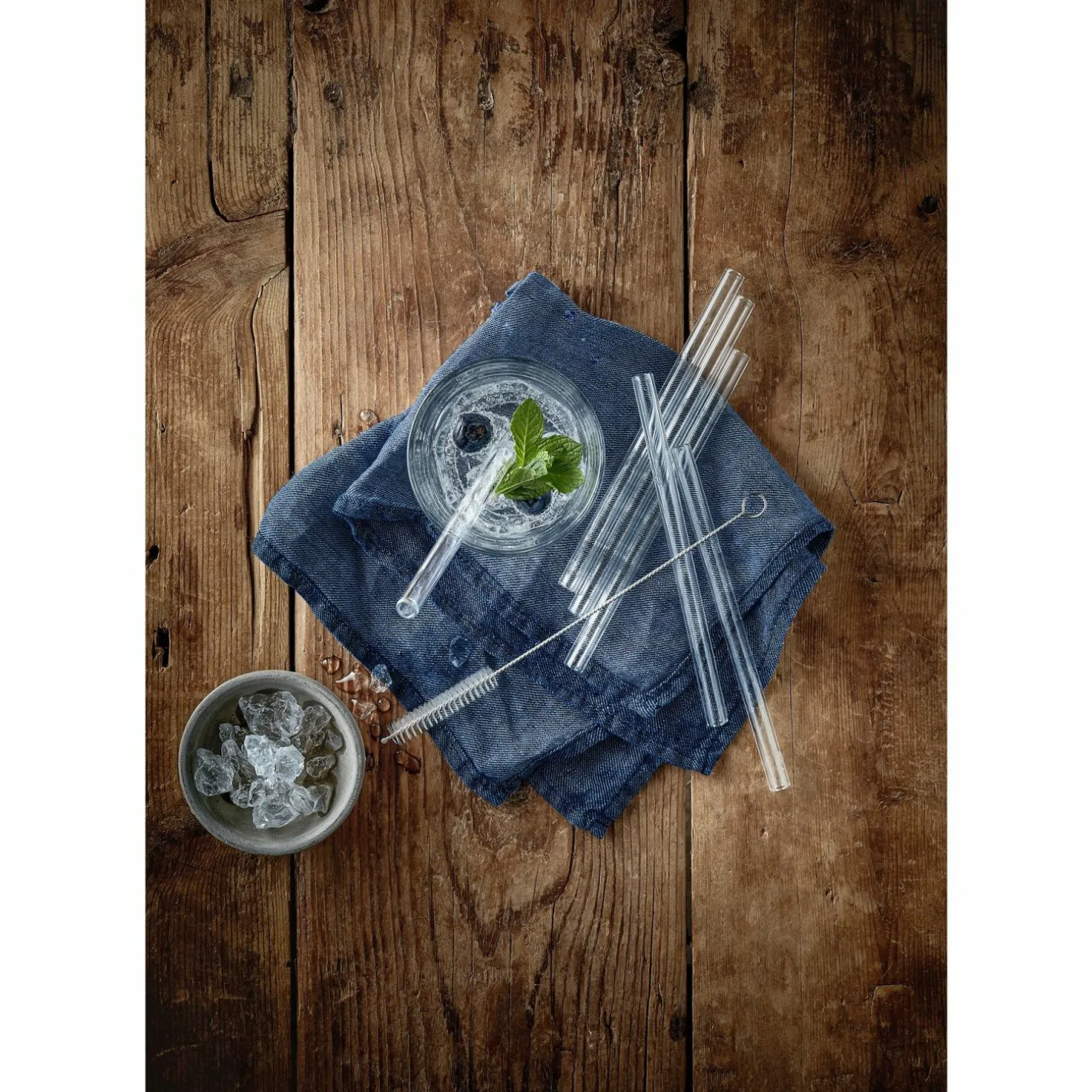 WMF 6er Trinkhalm 15cm transparent