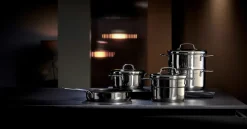 WMF Fleischtopf m. Deckel 12cm silberfarben