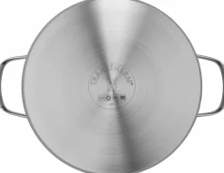 WMF Fleischtopf mit Deckel 24cm silberfarben