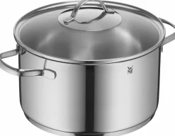 WMF Fleischtopf mit Deckel 24cm silberfarben