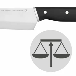 WMF Gemüsemesser 9cm schwarzsilberfarben