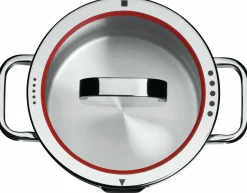 WMF Gemüsetopf m. Deckel 24cm silberfarben