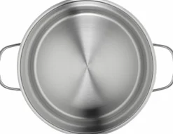 WMF Gemüsetopf m. Deckel 24cm silberfarben