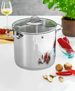 WMF Gemüsetopf m. Deckel 24cm silberfarben