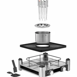 WMF Gourmet Station 3-in-1 schwarzsilberfarben