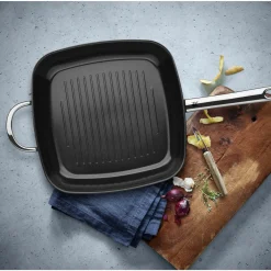 WMF Grillpfanne 28cm silberfarben