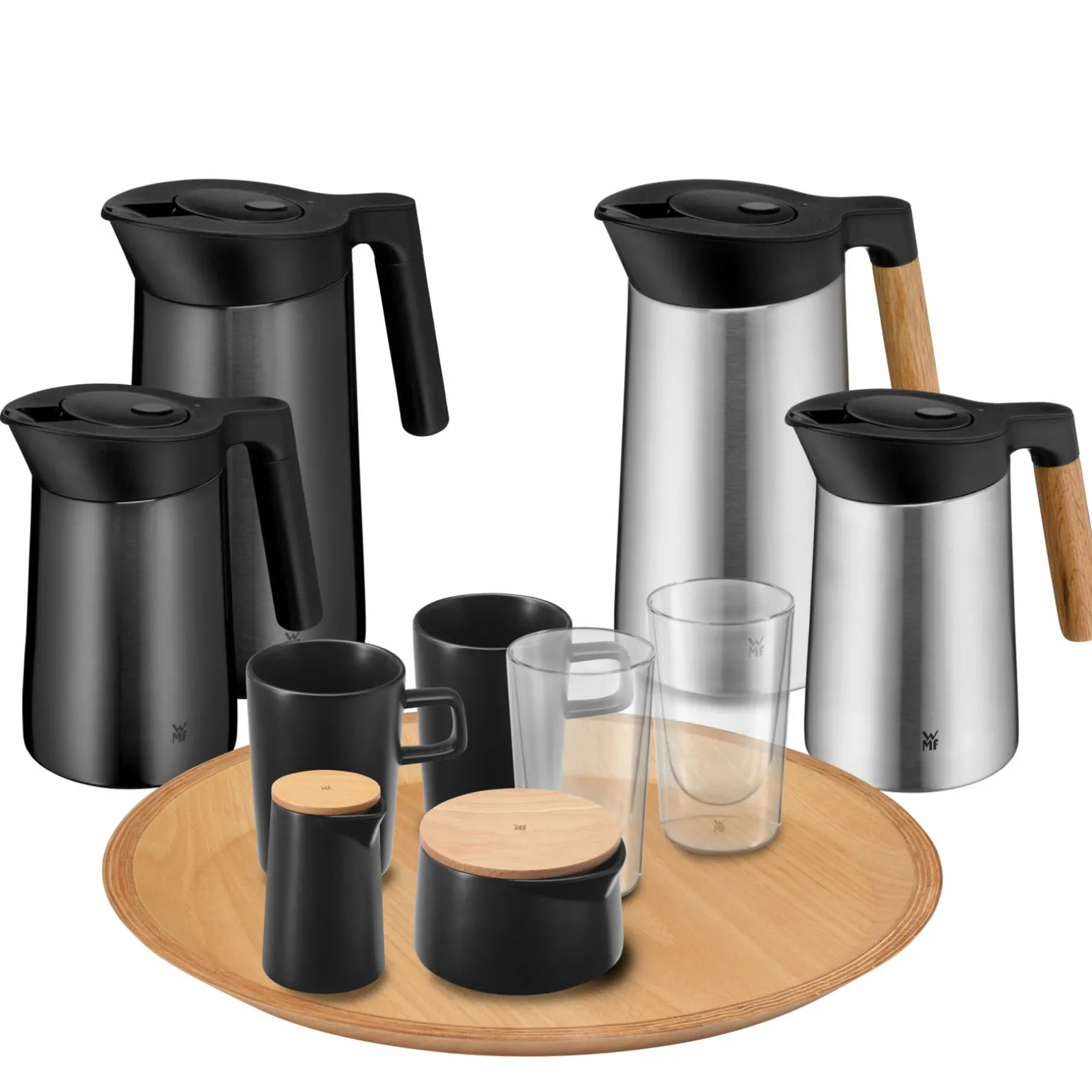 WMF Isolierkanne 1l grauschwarz