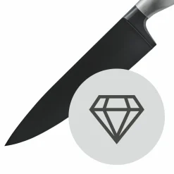 WMF Kochmesser 20cm schwarzsilberfarben