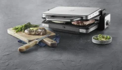 WMF Kontaktgrill 2 in1 silberfarben