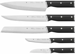 WMF Messerset 5tlg schwarzsilberfarben