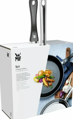 WMF Pfannenset 2tlg. schwarzsilberfarben