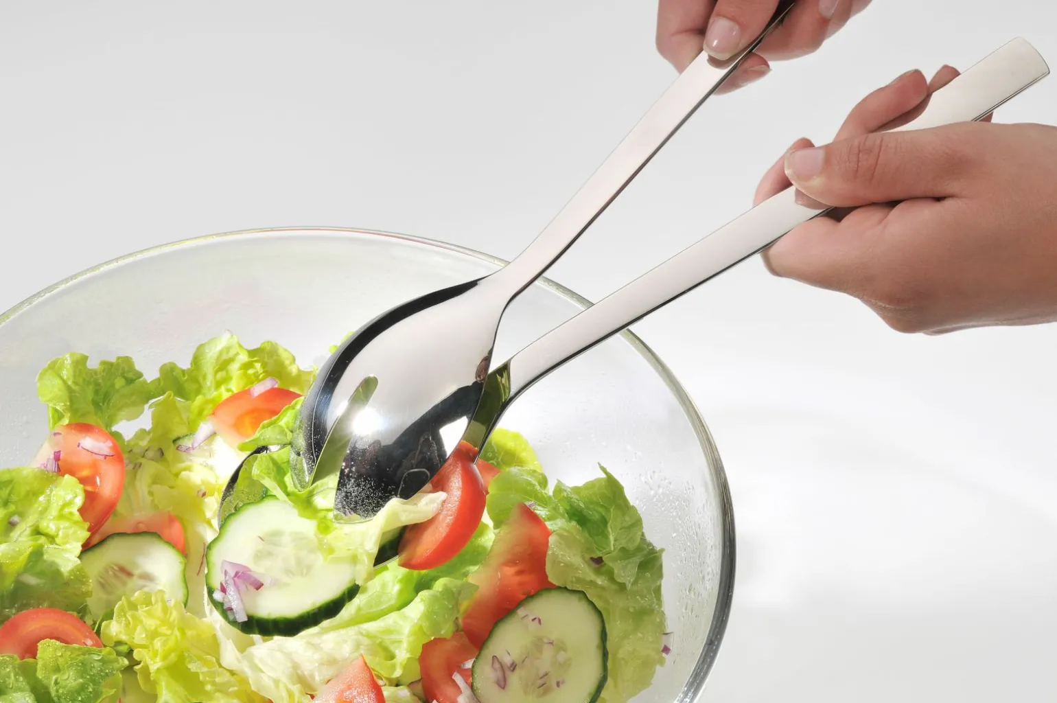 WMF Salatbesteck 30cm silberfarben