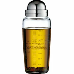 WMF Salat-Dressing-Shaker 400ml silberfarben