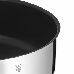 WMF Schmorpfanne m. Deckel 28cm silberfarben