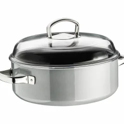 WMF Schmortopf mit Glasdeckel 28cm grau