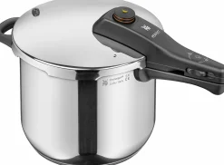 WMF Schnellkochtopf 6,5l silberfarben