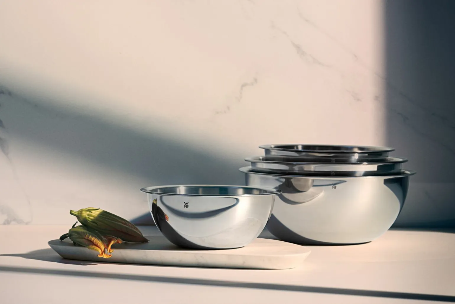 WMF Schüsselset 4tlg. silberfarben