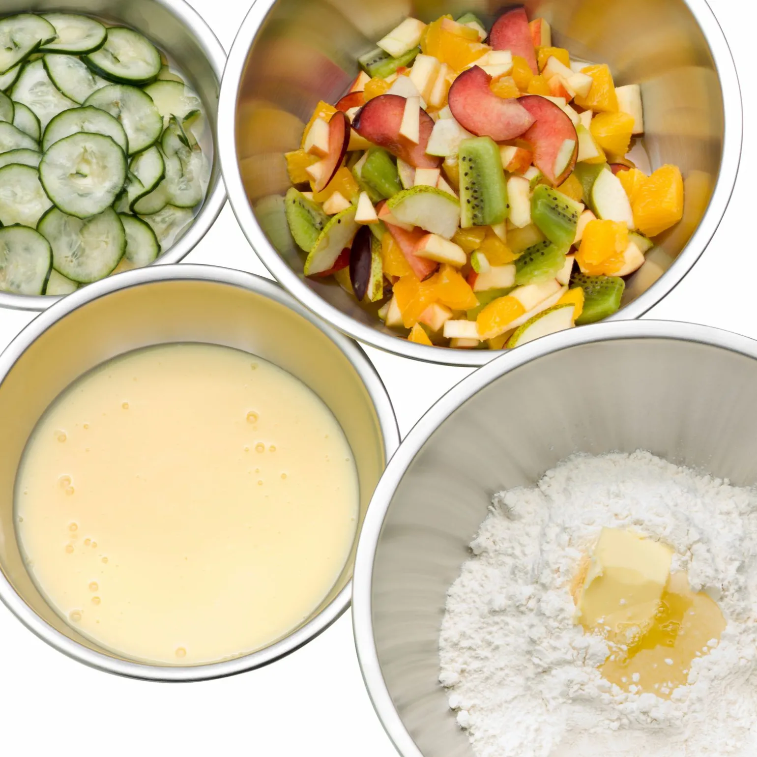 WMF Schüsselset 4tlg. silberfarben