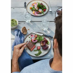 WMF Steakmesser 12cm schwarzsilberfarben