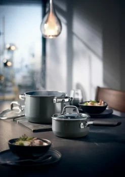 WMF Stielkasserolle 16cm grau