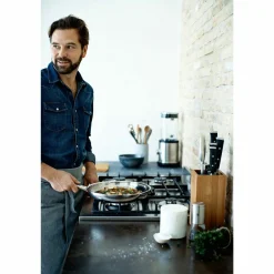 WMF Stielpfanne 28cm schwarzsilberfarben