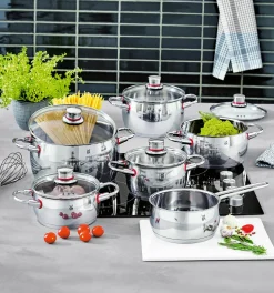 WMF Topfset 6tlg. silberfarben