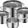 WMF Topfset 4tlg. silberfarben