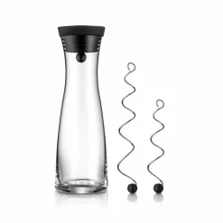 WMF Wasserkaraffe schwarztransparent