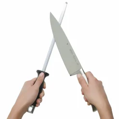 WMF Wetzstahl 23cm schwarzsilberfarben