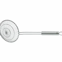 WMF Wok-Abseihlöffel 36cm silberfarben