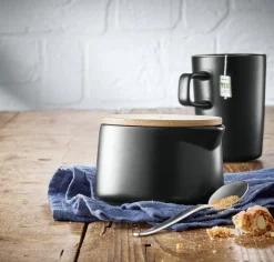 WMF Zuckerdose schwarz