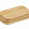 Zassenhaus 3er Schneidbrett 14,5x23cm braun