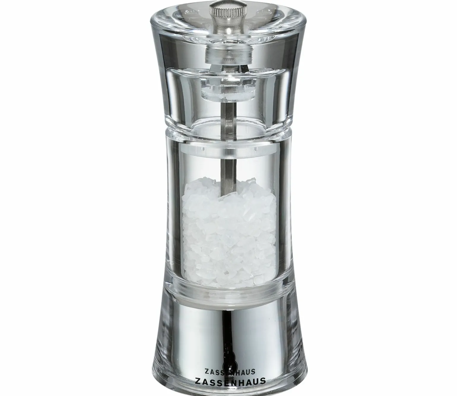 Zassenhaus Gewürzmühle transparentsilberfarben