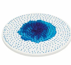 Zassenhaus Untersetzer 20cm weißblau